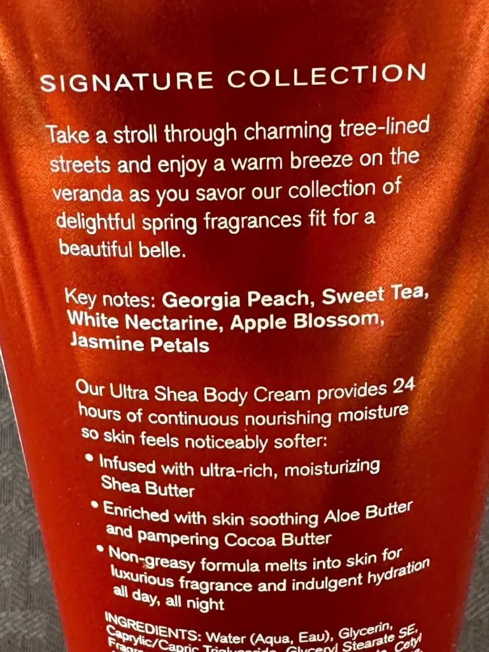 Bath & Body Works free oz finish